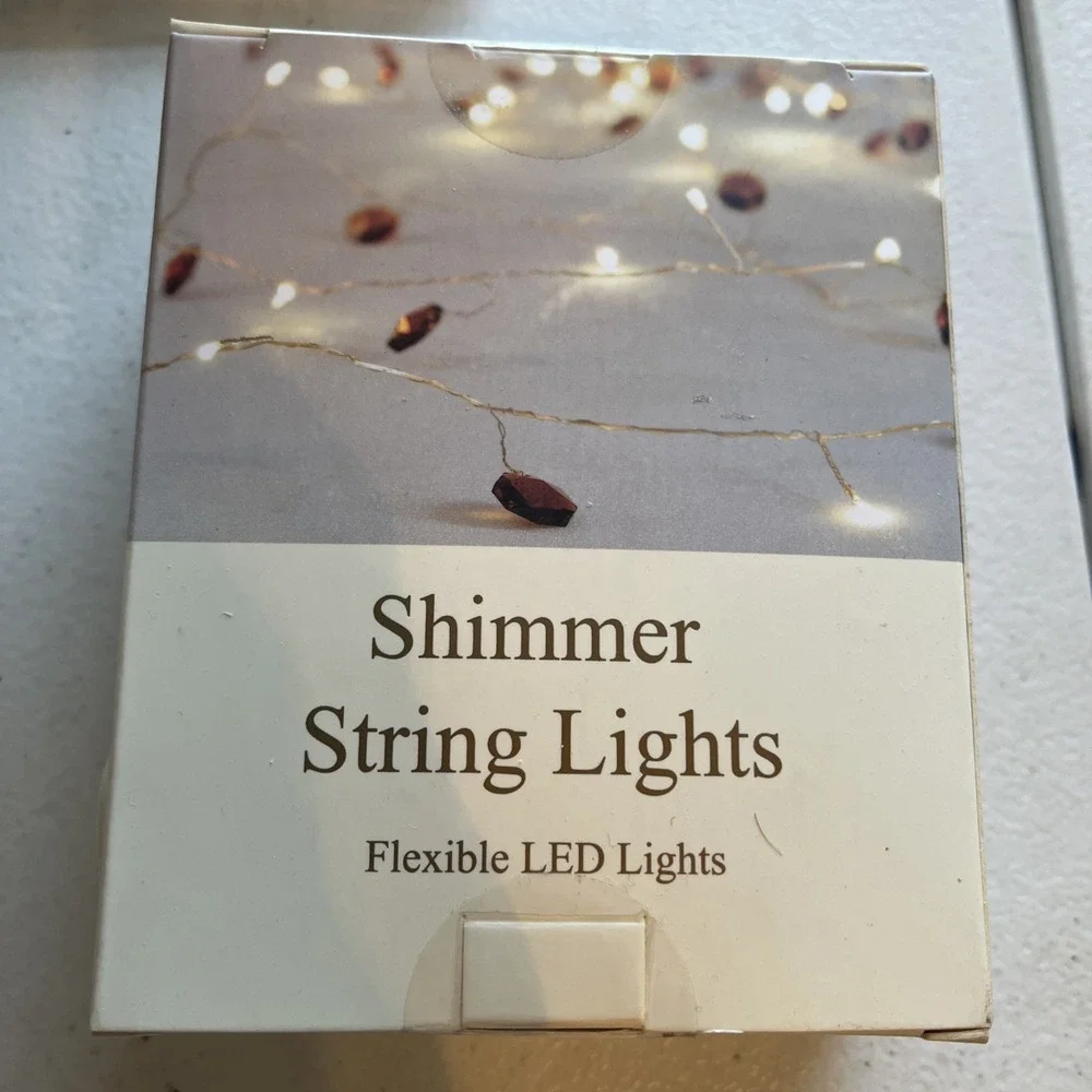 Manor Lane Home Collection Amber Jewel Shimmer String Lights